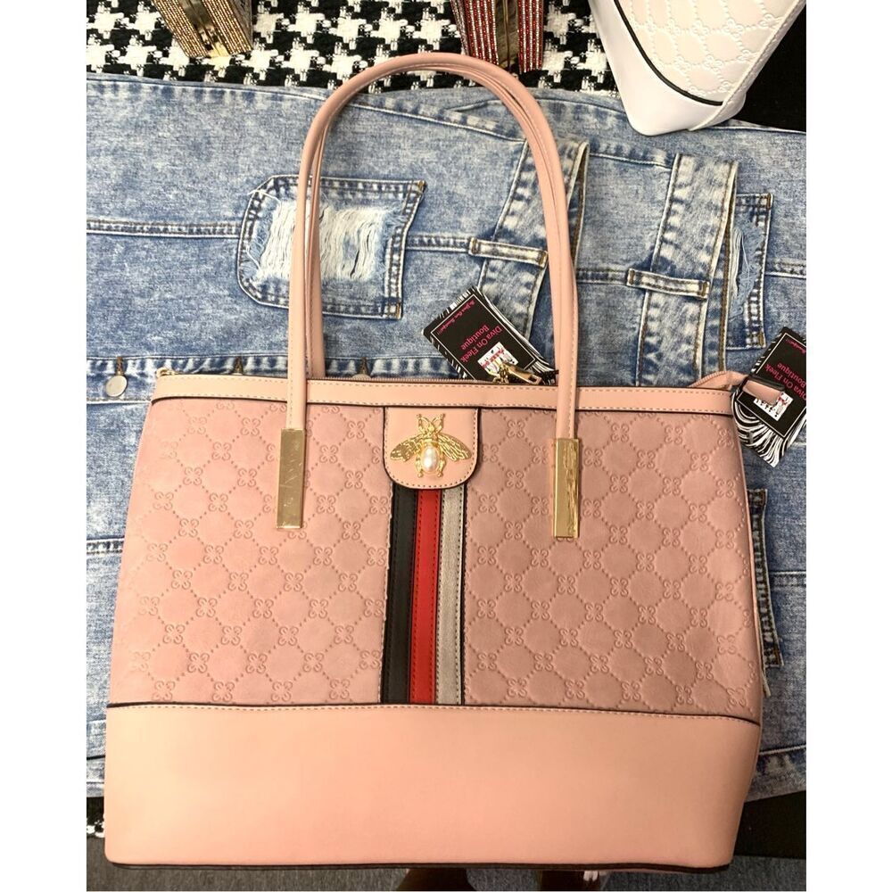 Bee Monogrammed Handbag